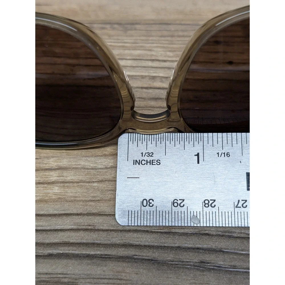 Coach HC8383U CL912‎ Transparent Green Tan Sunglasses 55-18-145 w Case